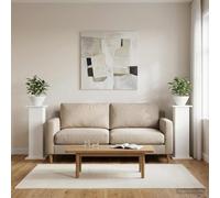 Ziaphsol Set di 2 supporti per piante in legno bianco, 30,5 x 30 x 80,5 cm, resistenti all'umidità, per soggiorno, davanzale, giardino d'inverno e presentazione decorativa