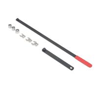 Ziaphsol Set di attrezzi per cinghie trapezoidali, 8 pezzi, per tendicinghia caricata a molla, con bussole a cricchetto da 15, 16, 18 mm e chiavi a perno da 13, 14, 15 mm, riparazione auto