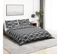 Ziaphsol Set di biancheria da letto, 140 x 200 cm, in cotone, con chiusura a bottone nascosto, copripiumino e 1 federa, facile da pulire, per camera da letto degli ospiti, estate, inverno, comfort per