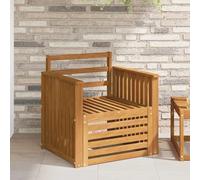 Ziaphsol Set di mobili da giardino in legno di acacia massiccio, resistente alle intemperie, divano modulare per terrazza, balcone, lounge con imbottitura e possibilità di espansione, per esterni e