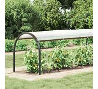 Ziaphsol Telo di copertura per piante in polietilene trasparente con occhielli, 10 x 1,5 m, rettangolare, per giardino e terrazza, resistente alle intemperie, con angoli, protegge dall'umidità