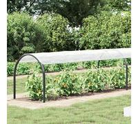 Ziaphsol Telo di copertura per piante trasparente in polietilene, 20 x 1,5 m, con occhielli in alluminio, corda di nylon e angoli in plastica, per aiuola da giardino, protezione dalle erbacce
