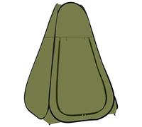 Ziaphsol Tenda da doccia pop-up verde in PA, 120 x 120 x 200 cm, pieghevole e portatile con borsa per il trasporto, protezione dagli sguardi indiscreti per campeggio, escursionismo, festival, spiaggia