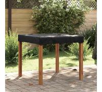 Ziaphsol Tovaglia impermeabile in tessuto nero, 92 x 92 x 15 cm, quadrata, con borsa per il trasporto, per giardino, terrazza, balcone, protezione contro la pioggia