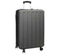 Ziaphsol Valigia da viaggio in ABS grigio scuro con lucchetto a combinazione, 50 x 30 x 76 cm, rigida, per bagaglio a mano, bagaglio a mano, per vacanze, aereo, treno, hotel, weekend
