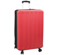 Ziaphsol Valigia rigida da viaggio con lucchetto, in plastica ABS, rosso, 50 x 30 x 76 cm, 1 trolley, per bagaglio a mano, bagaglio a mano, viaggio in aereo