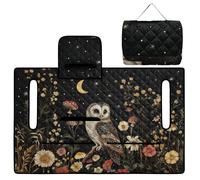 ZIATUBLES Telo protettivo decorativo per carrello da golf, con 4 tasche, per la maggior parte dei sedili a 2 posti, design pieghevole