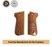 ZIB GRIPS Astra 7.65 impugnatura pistola fatta a mano in legno di noce Ars.01