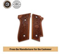 ZIB GRIPS Beretta 92S impugnatura pistola fatta a mano in legno di noce Ars.04
