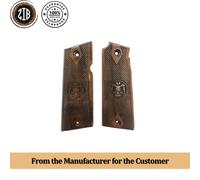 ZIB GRIPS Star Süper B impugnatura pistola fatta a mano in legno di noce Ars.02