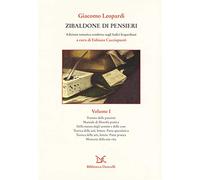 Zibaldone di pensieri. Edizione tematica condotta sugli Indici leopardiani (Vol. 1)
