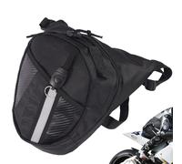 Zibeem Borsa da gamba per moto, da gamba | Imbracatura per borsetta sulla coscia, | Poliestere nero traspirante, da uomo impermeabile Attrezzatura da esterno impermeabile nera per uomo donna