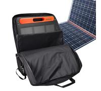 Zibeem Borsa per pannello solare, custodia da viaggio per pannelli, custodia protettiva per strada, spiaggia, giardino, cortile, festival, viaggi, casa, campeggio, urbano