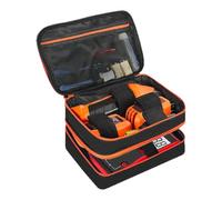Zibeem per interruttore digitale, organizer per tester di circuito, impermeabile, a doppio strato, per elettricisti, per batterie, multimetro digitale, fili di uscita