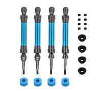 ZIBOXI 1 set di alberi di trasmissione anteriori e posteriori CVD for auto RC for parti di aggiornamento 1/10 Traxxas Slash Rustler Stampede Hoss VXL 4X4(Sky Blue)
