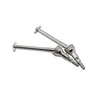 ZIBOXI 2 pezzi di albero di trasmissione CVD FR adatto for MJX scala 1/16 16207 16208 14209 14210 RC auto camion for hobby accessori di aggiornamento parti(Silver)