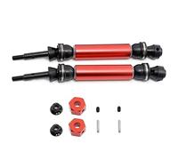 ZIBOXI 2 pezzi di albero di trasmissione posteriore CVD for 1/10 ECX 2WD Series Ruckus Torment Axe Brutus Circuit AMP RC Car Upgrade Parts