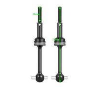 ZIBOXI 2 pezzi SCVD albero di trasmissione anteriore posteriore universale for Tamiya TT02 TT01 TC01 1/10 RC modello Drift Car accessori di aggiornamento(For TT01)