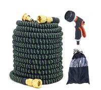 ZIBOXI 2023 Tubo estensibile da giardino Tubo flessibile for acqua da giardino magico Tubo for irrigazione Tubo for lavaggio auto con pistola a spruzzo(Color:Hose with Spray Gun,Size:EU VERSION_75FT)