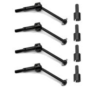 ZIBOXI 4 pezzi di albero di trasmissione universale CVD da 39 mm con tazza differenziale for auto RC Tamiya TT01 TT02 TA04 TT-02