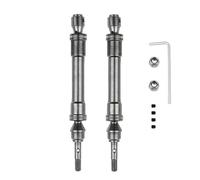 ZIBOXI Albero cardanico CVD for modelli di auto, gruppo albero di trasmissione for impieghi gravosi, for Traxxas Slash 4X4 Slash Rustler VXL Stampede 4X4 VXL 1/10(Titanium front)