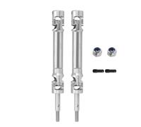 ZIBOXI Albero dell'asse anteriore e albero di trasmissione posteriore 1/10 adatti for Traxxas Slash 2WD 4X4 Rustler RC Car Upgrade Parts(B rear)