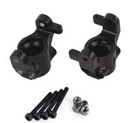 ZIBOXI Alloggiamento assale anteriore e posteriore AR14B, albero di trasmissione CVD, fuso a snodo for auto RC Rock Bouncer 1/10, Axial RBX10 Ryft, parti di aggiornamento(C Hub-BK)