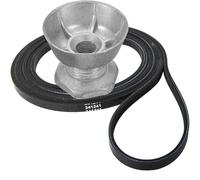 ZIBOXI Cinghia asciugatrice 341241 e puleggia motore 8066184 compatibili con asciugatrici Whirlpool Kenmore PS11744884, W10290525, WP8066184VP, AP6011686