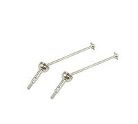 ZIBOXI Giunto for asse ruota, giunto a osso, albero motore CVD for auto telecomandata WLtoys 144001 RC, pezzi di ricambio(CVD shaft 2P Silver)