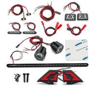 ZIBOXI Ingranaggi differenziali, gruppo sterzo, protezione telaio, piastra paramotore, adattatore mozzo esagonale ruota, perni dadi for auto RC 1/7 Felony 6S(LIGHT)