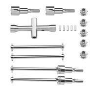 ZIBOXI Kit di trasmissione CVD Dogbone anteriore e posteriore for SCY Brushless 1/16 16101 16102 16103 Pro