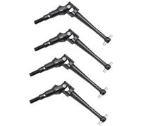 ZIBOXI MJX H16 16207 16208 16209 16210 Albero di trasmissione in metallo CVD for auto RC MJX 1/16, parte di aggiornamento(Black)