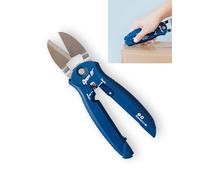 Zibra Open-It! All-In-One Multi Tool with Heavy-Duty Scissors, Box Cutter, Screwdriver, and Package Opener, Blue
