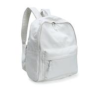 Zicac Canvas Backpack Zaino in Tela, Bianco Puro, 42 Donna
