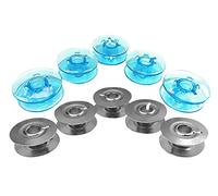 Bobina blu e bobine in metallo per macchine da cucire Pfaff varimatic, 10 pezzi