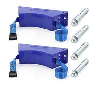 Zicojia 2 pezzi Supporto per bombole di gas propano cilindro supporto da parete per bombole di gas durevole ABS con blu