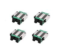 ZIDBVOYOY Guida lineare Quadrata Professionale 2 Pezzi HGR20 HGR15 + Blocco Cuscinetto Scorrevole 4 Pezzi HGH15CA HGW15CA HGH20CA HGW20CA