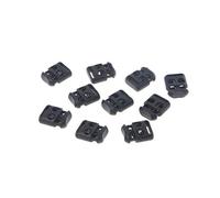 ZIDDAR 10 pz/lotto lacci delle scarpe fibbia clip tappo corda clip morsetto cavo rotondo Oxford lacci scarpe