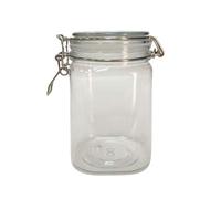 ZIDDAR 1250ML Piazza Clip Top Barattolo Di Stoccaggio Con Coperchio Sigillo Ermetico Contenitore Per Alimenti Scatola Di Immagazzinaggio Con Divisori Per Carta