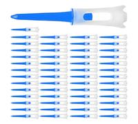 ZIDDAR 50 Pz/pacco Più Distanza Altezza Coerente Golf Tees Castelli Standard Golf Tees Set Per Golf Driver Formazione A Bassa Resistenza Tees