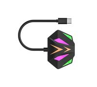 ZIDDAR Adattatore da USB tipo C a Ethernet Adattatore di rete da USB a Ethernet Adattatore di rete RJ45 da 100 Mbps Adattatore Internet per desktop portatile Dock di espansione portatile