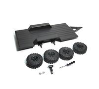 ZIDDAR Alto 1/18 Telecomando Crawlers Rimorchio Auto con Traino per Offroad e Crawlers Auto Modifica Parte Telecomando Crawlers Trailer