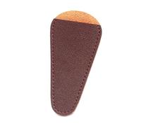 ZIDDAR Piccola custodia protettiva per forbici da ricamo in tinta unita, marrone, marrone