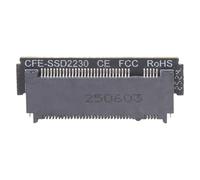 ZIDDAR Scheda adattatore disco solido compatibile NVMe 2230 per CFe Tipo B Caratteristiche PCIe4.0 e migliora l'adattatore Express di raffreddamento