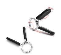 ZIDDAR Set di morsetti per bilanciere a sgancio rapido, coppia di collari per pesi, clip di bloccaggio, clip per bilanciere per sollevamento fasce elastiche esercizi ad anello