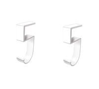 ZIDDAR Supporto verticale da scrivania antiruggine da scrivania organizer montabile per articoli scolastici accessori capispalla compatto gancio da scrivania per piccoli spazi