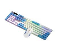 ZIDDAR Tastiere ergonomiche retroilluminate a 104 tasti e con interruttori meccanici per l'intrattenimento domestico e l'ufficio domestico dell'ufficio