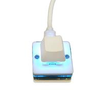 ZIDDAR Tastierino numerico USB con un pulsante di programmazione macro rosso/verde/tè/bianco pratico