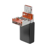 ZIDDAR Tipo C USB a MicroSD Lettore di Schede Adattatore di Memoria Lega 480Mbps Trasferimento Dati Per Tablet Telefoni Lettore USB Tipo C