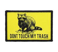 Zidoley Chiusura a strappo "DON'T TOUCH MY TRASH" Chiusura a strappo per zaino, uniforme, abbigliamento tattico, berretto da baseball (front)